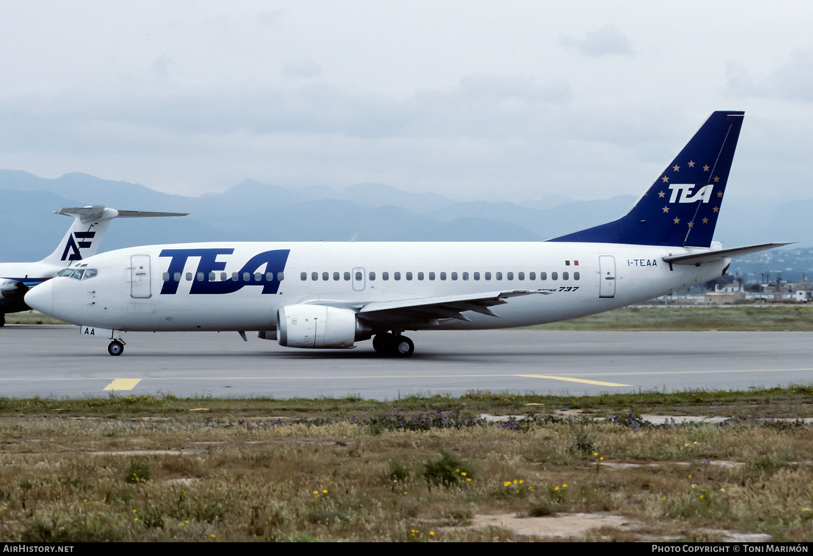 Aircraft Photo of I-TEAA | Boeing 737-3M8 | TEA - Trans European Airways | AirHistory.net #593018