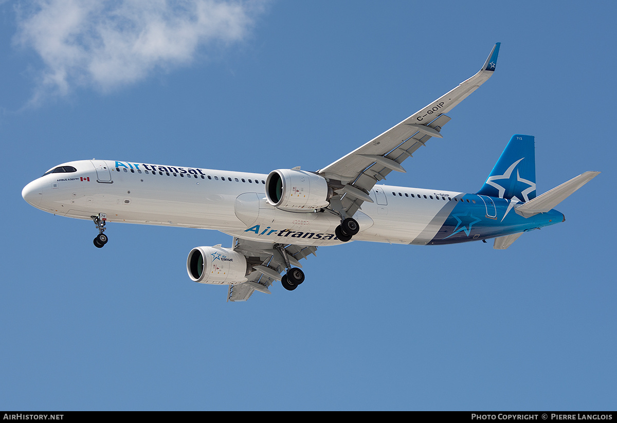 Aircraft Photo of C-GOIP | Airbus A321-271NX | Air Transat | AirHistory.net #593035
