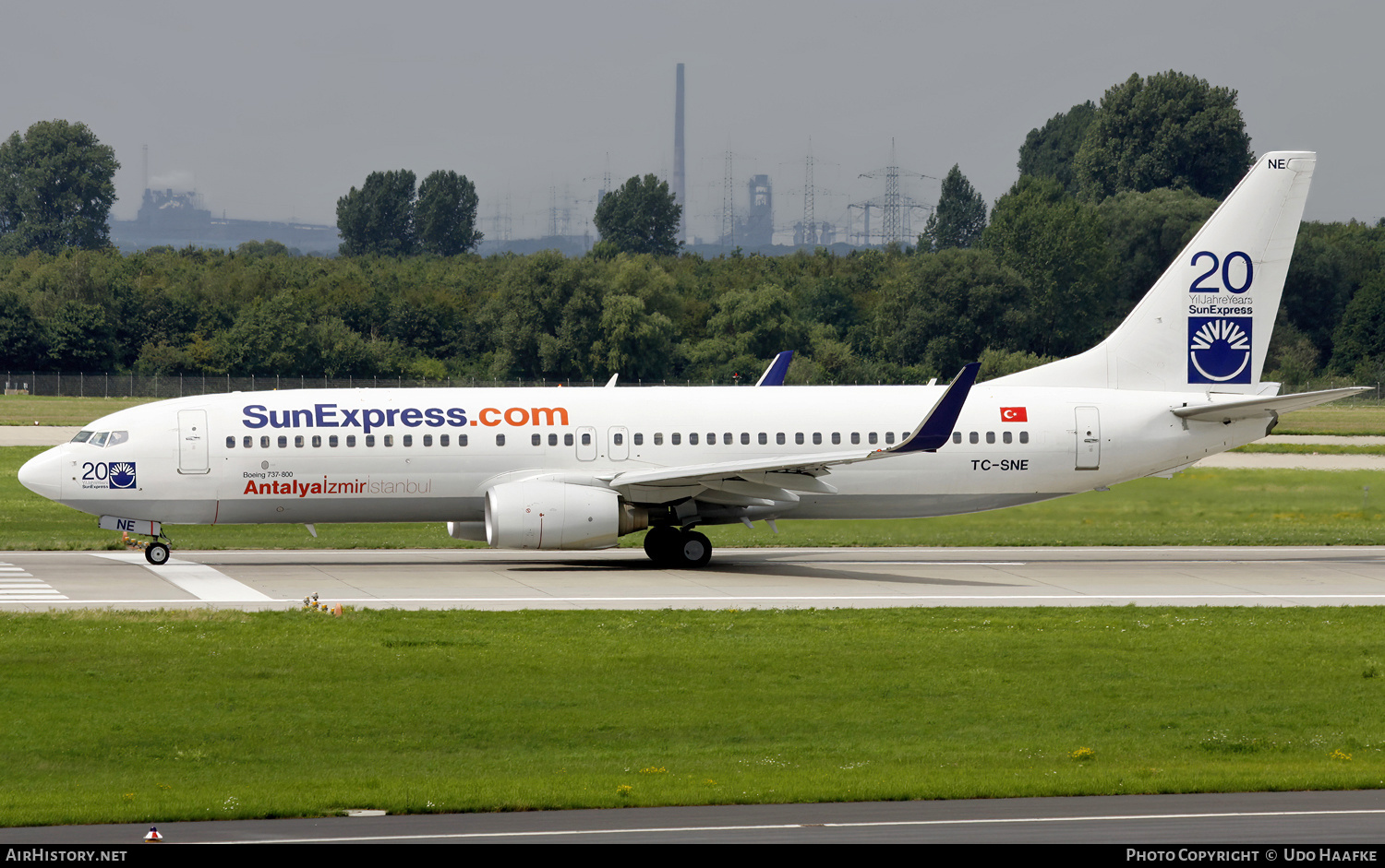 Aircraft Photo of TC-SNE | Boeing 737-8HX | SunExpress | AirHistory.net #593042