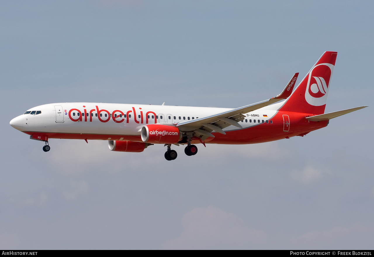 Aircraft Photo of D-ABMO | Boeing 737-86J | Air Berlin | AirHistory.net #593064