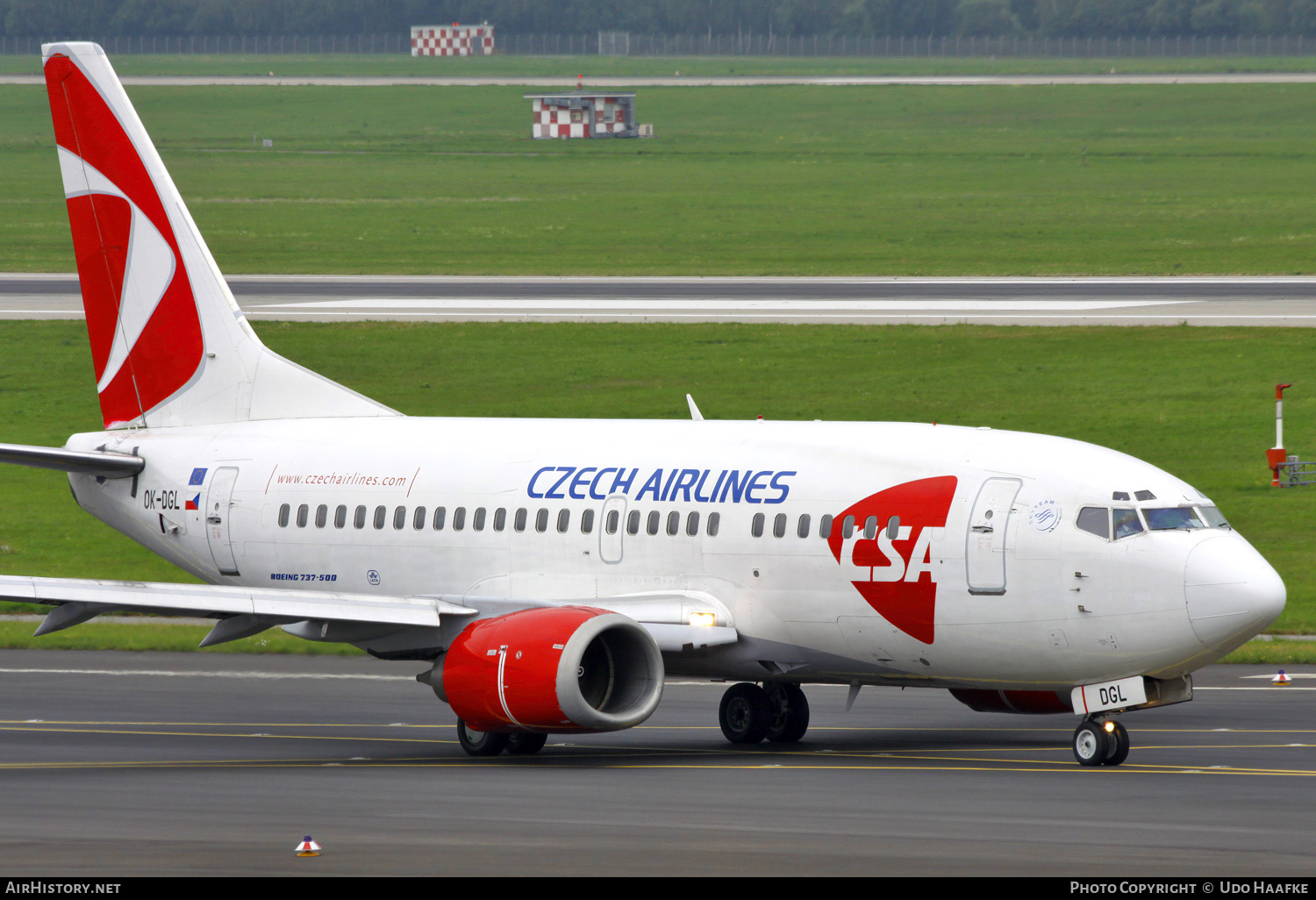 Aircraft Photo of OK-DGL | Boeing 737-55S | ČSA - Czech Airlines | AirHistory.net #593065