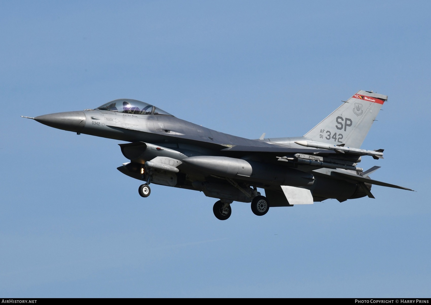 Aircraft Photo of 91-0342 / AF91-342 | General Dynamics F-16CM Fighting Falcon | USA - Air Force | AirHistory.net #593068