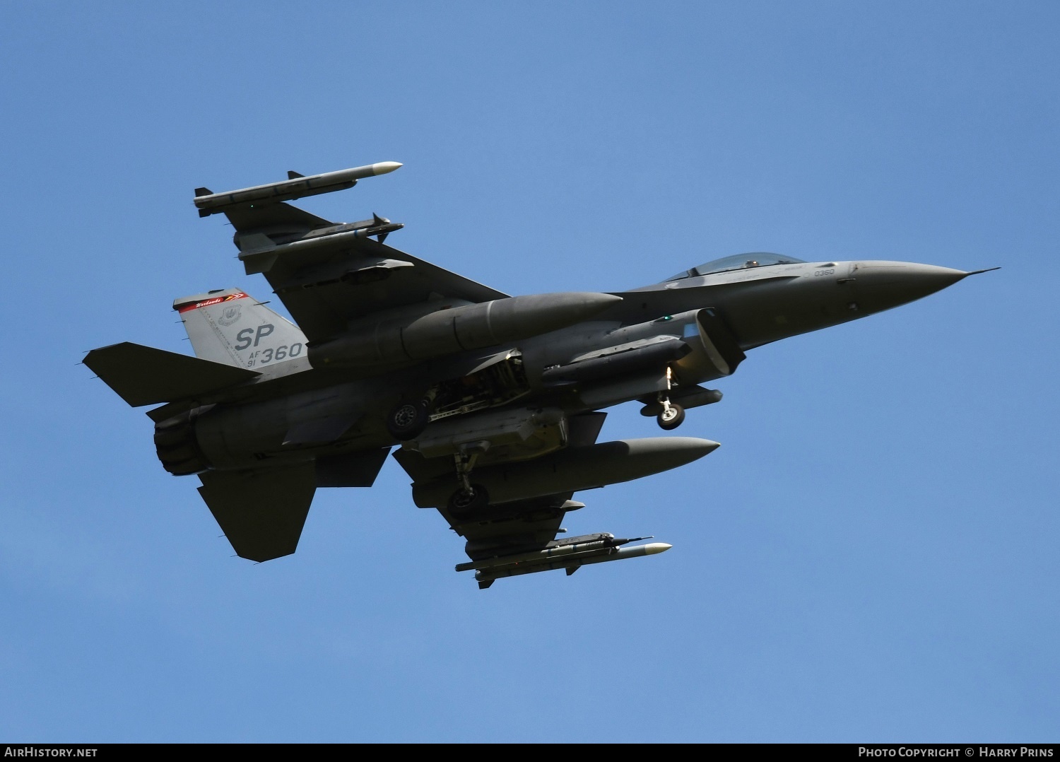 Aircraft Photo of 91-0360 / AF91-360 | Lockheed F-16CM Fighting Falcon | USA - Air Force | AirHistory.net #593077