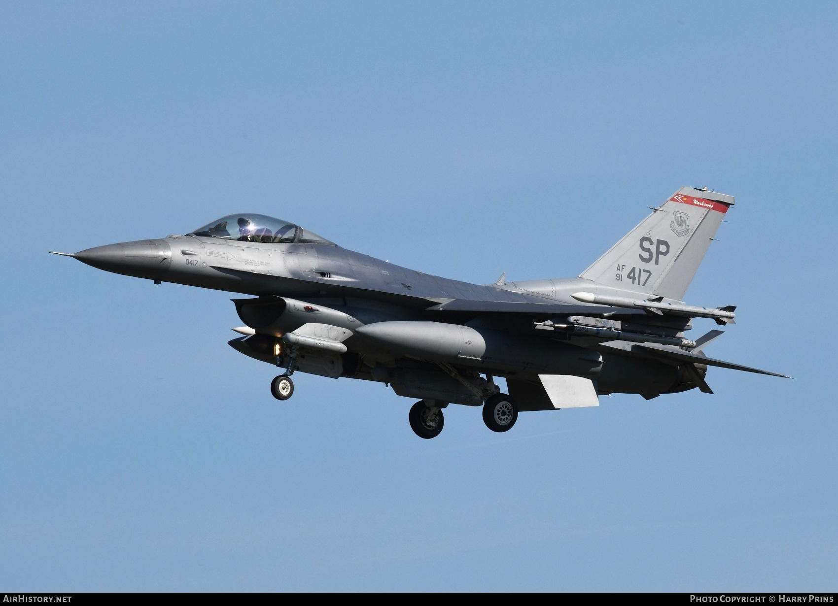 Aircraft Photo of 91-0417 / AF91-417 | General Dynamics F-16CM Fighting Falcon | USA - Air Force | AirHistory.net #593084