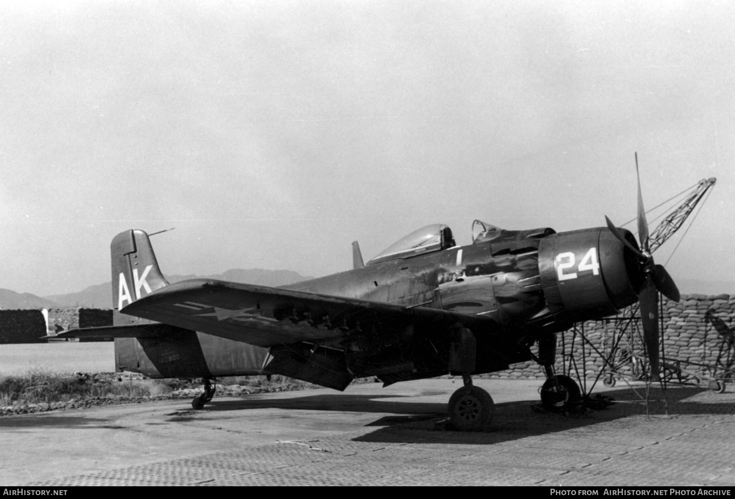 Aircraft Photo of 122800 | Douglas AD-3 Skyraider | USA - Marines | AirHistory.net #593106