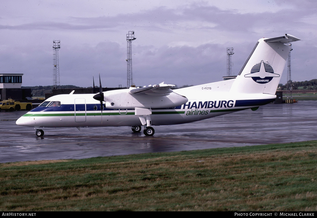 Aircraft Photo of C-FCTD | De Havilland Canada DHC-8-102 Dash 8 | Hamburg Airlines | AirHistory.net #593222