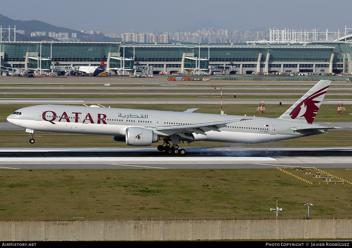 Aircraft Photo of A7-BAY | Boeing 777-3DZ/ER | Qatar Airways | AirHistory.net #593236