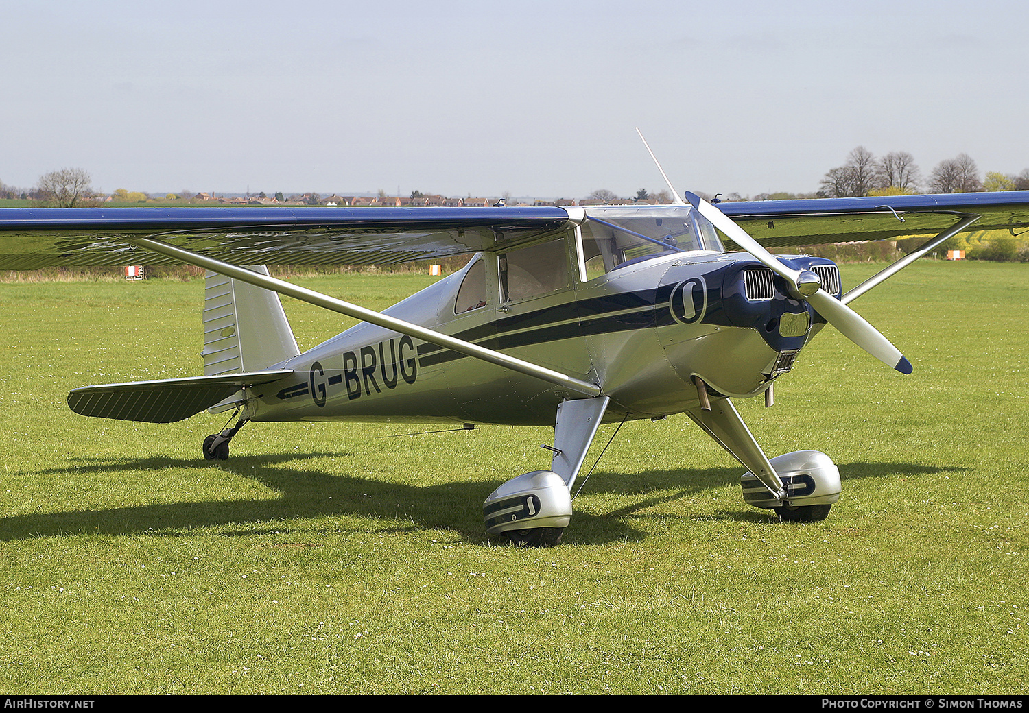 Aircraft Photo of G-BRUG | Luscombe 8E Silvaire Deluxe | AirHistory.net #593240