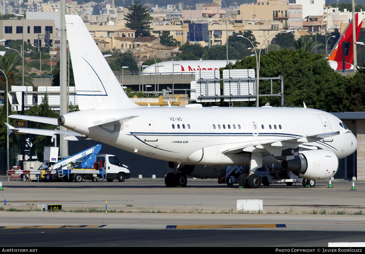 Aircraft Photo of HZ-A5 | Airbus ACJ318 (A318-112/CJ) | AirHistory.net #593287