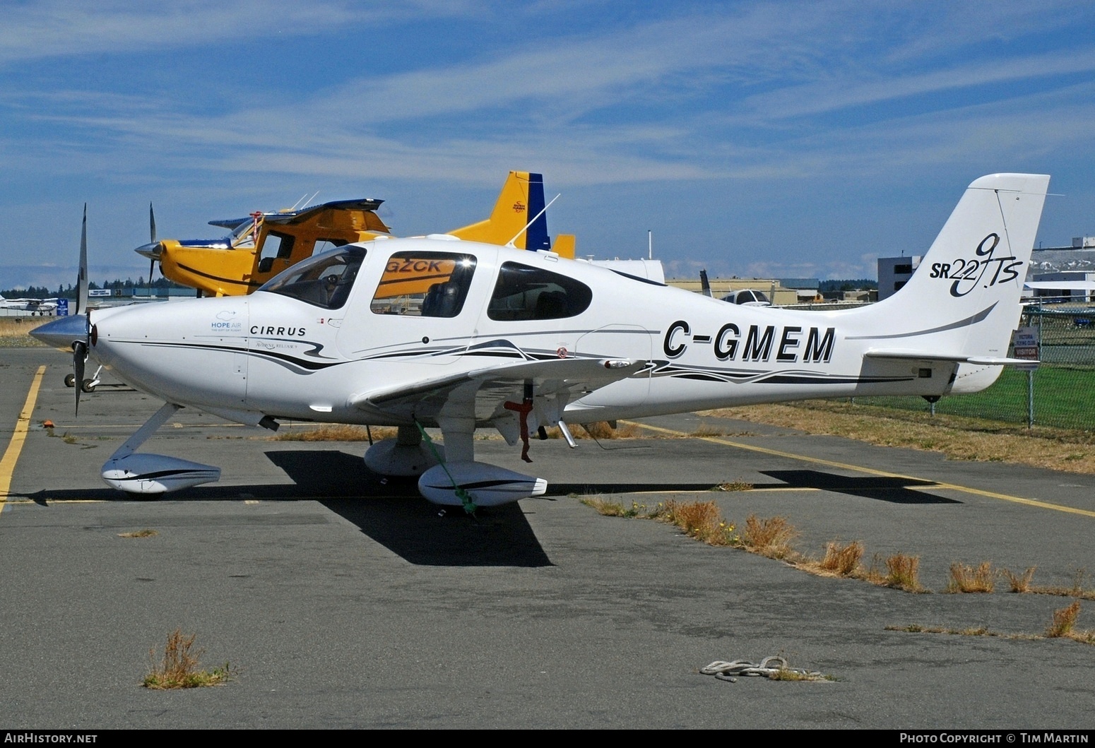Aircraft Photo of C-GMEM | Cirrus SR-22 G2-GTS | Hope Air | AirHistory.net #593303