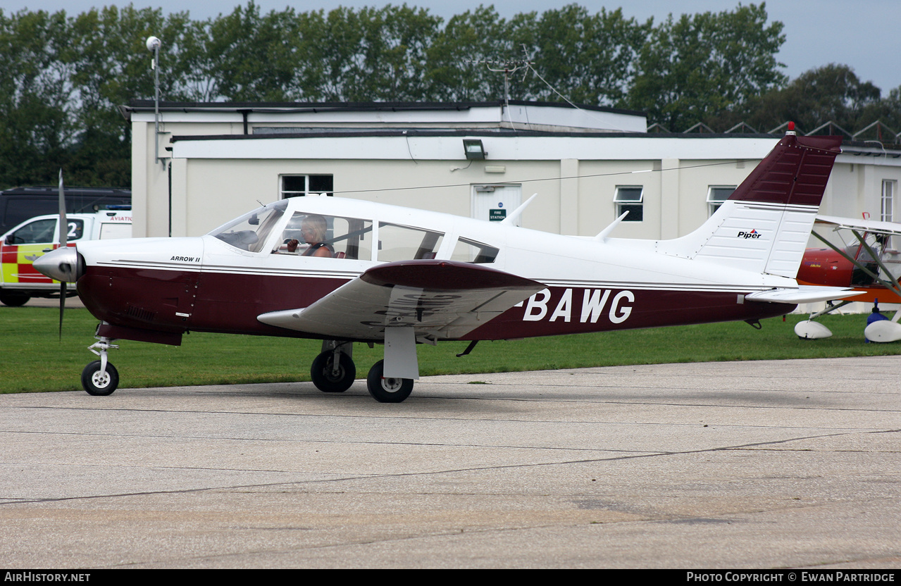 Aircraft Photo of G-BAWG | Piper PA-28R-200 Cherokee Arrow II | AirHistory.net #593315