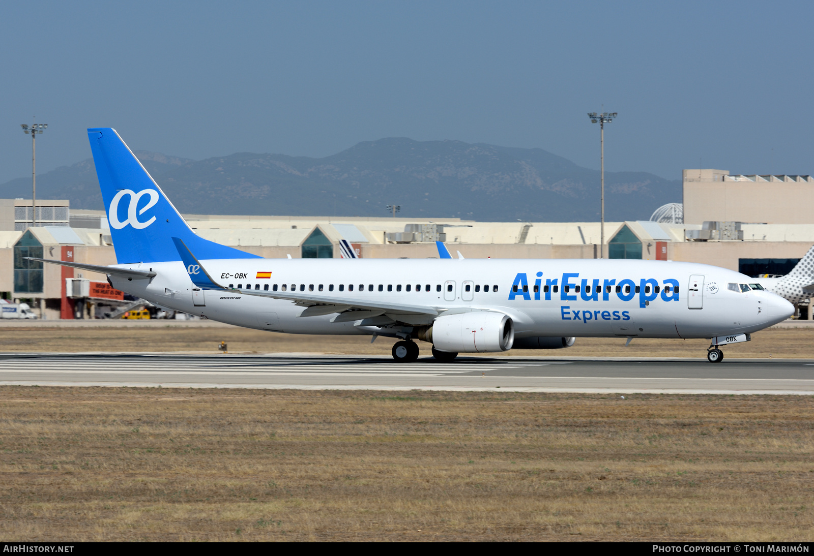 Aircraft Photo of EC-OBK | Boeing 737-8GJ | Air Europa Express | AirHistory.net #593355