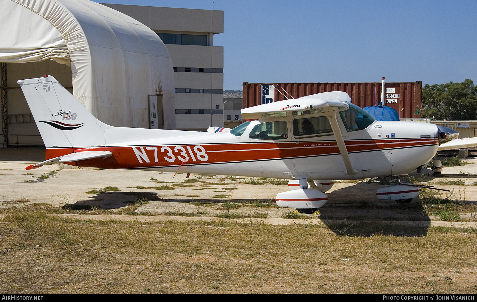Aircraft Photo of N73318 | Cessna 172M Skyhawk II | Airphoto Malta - Custom Aerial Photos | AirHistory.net #593363