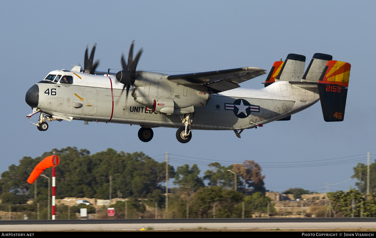 Aircraft Photo of 162159 / 2159 | Grumman C-2C Greyhound | USA - Navy | AirHistory.net #593364