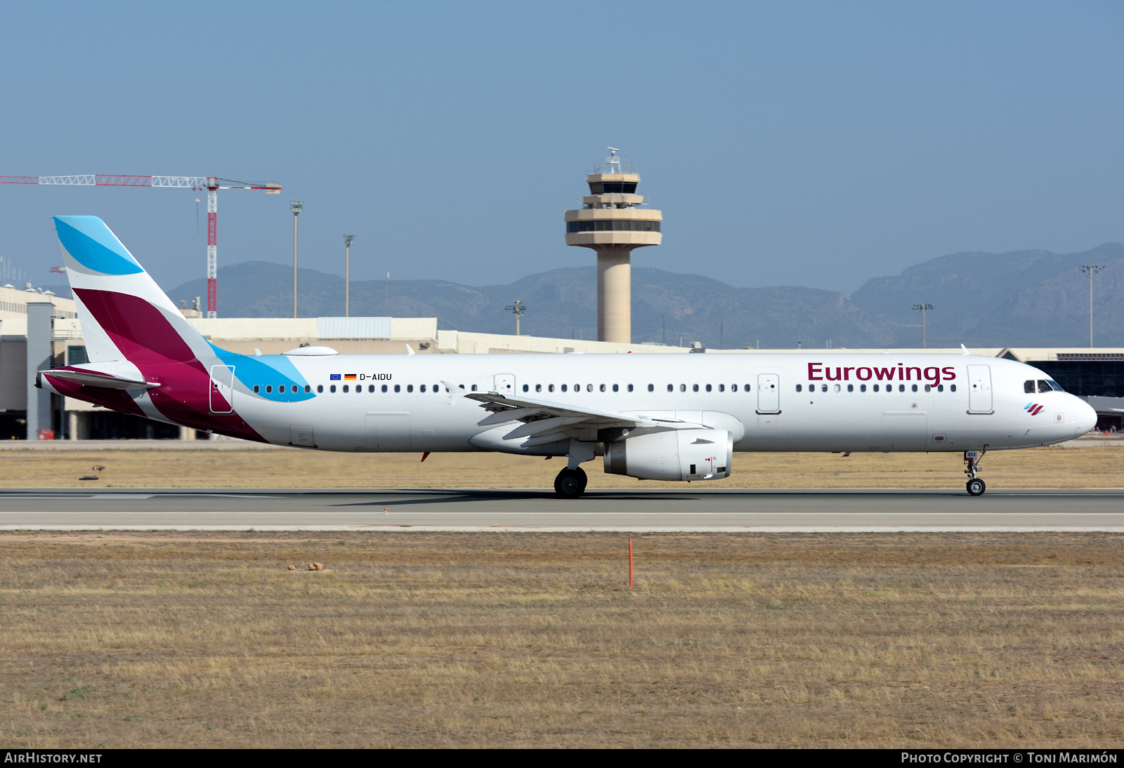 Aircraft Photo of D-AIDU | Airbus A321-231 | Eurowings | AirHistory.net #593368