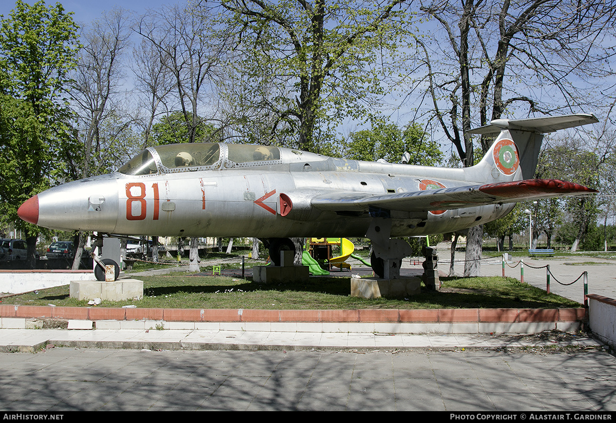 Aircraft Photo of 81 | Aero L-29 Delfin | Bulgaria - Air Force | AirHistory.net #593371