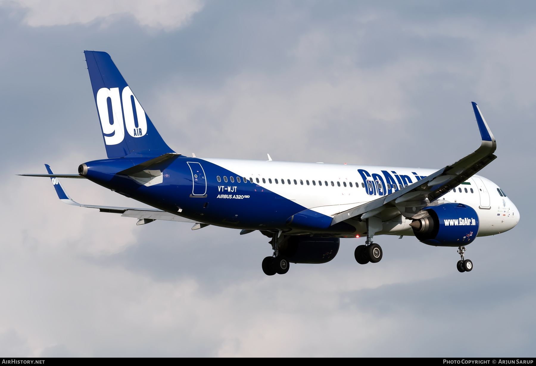Aircraft Photo of VT-WJT | Airbus A320-271N | GoAir | AirHistory.net #593393