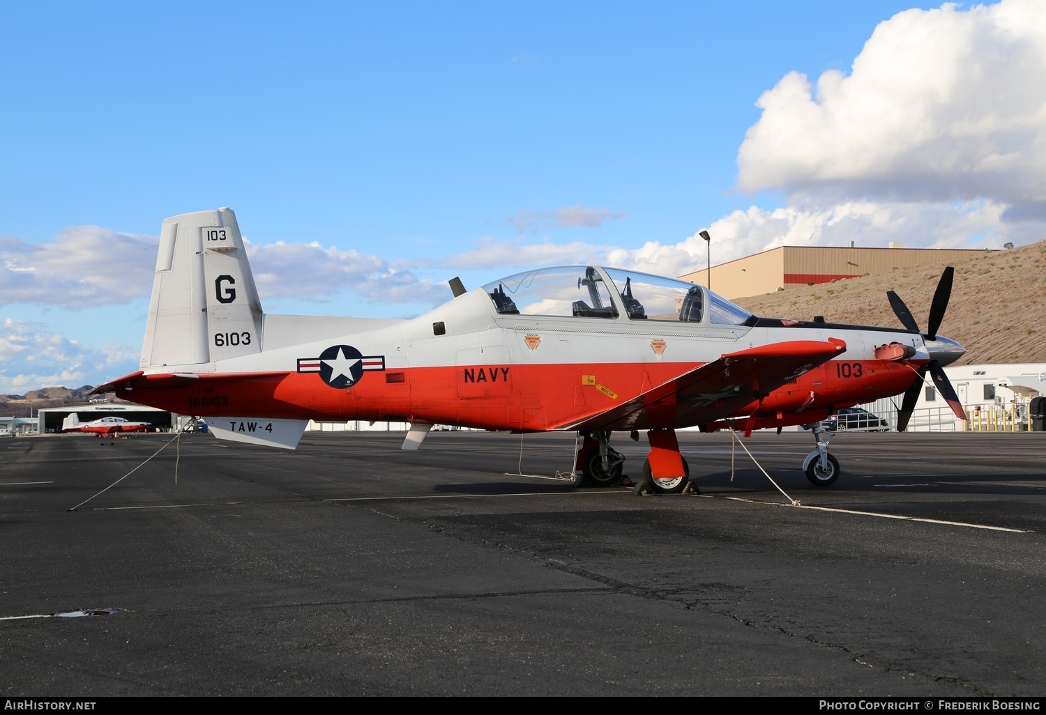 Aircraft Photo of 166103 | Hawker Beechcraft T-6B Texan II | USA - Navy | AirHistory.net #593400