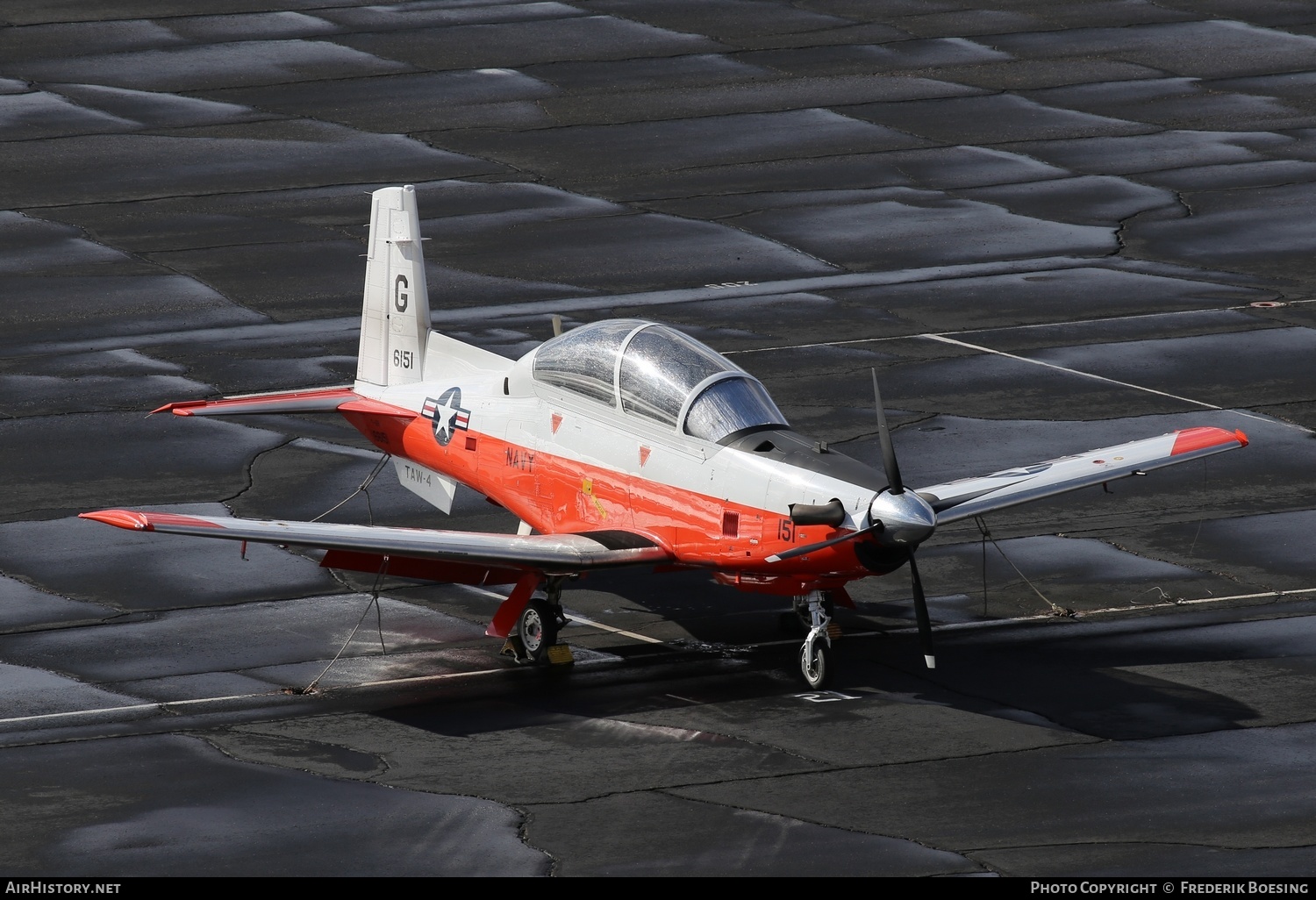 Aircraft Photo of 166151 | Beechcraft T-6C Texan II | USA - Navy | AirHistory.net #593402