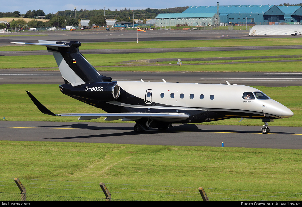 Aircraft Photo of D-BOSS | Embraer EMB-550 Praetor 600 | AirHistory.net #593405