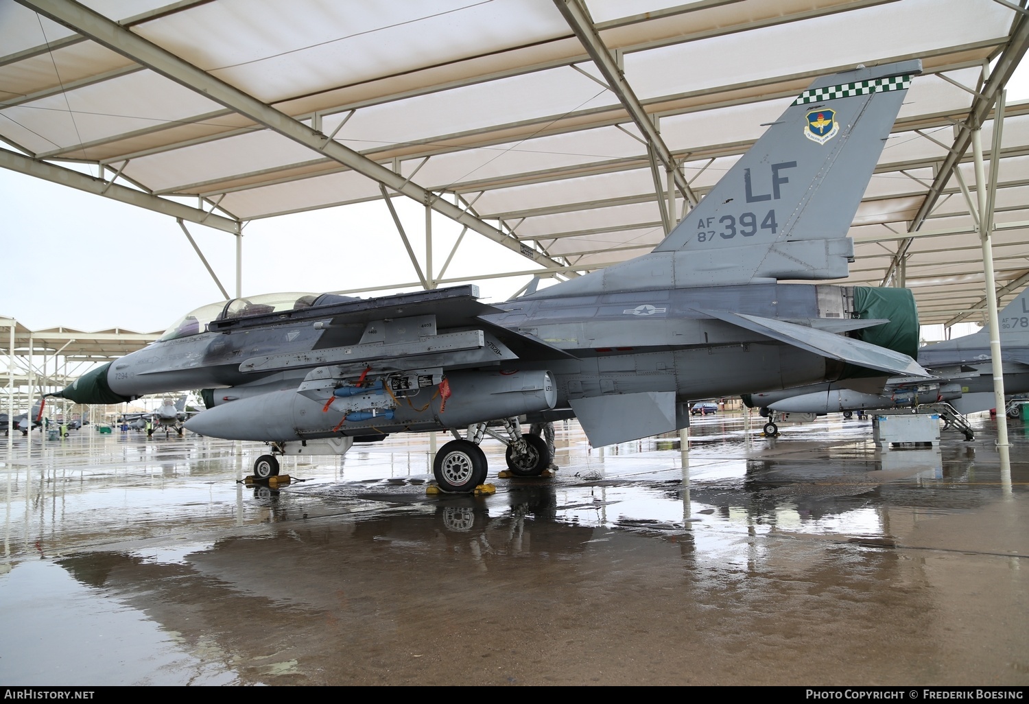 Aircraft Photo of 87-0394 | General Dynamics F-16D Fighting Falcon | USA - Air Force | AirHistory.net #593406