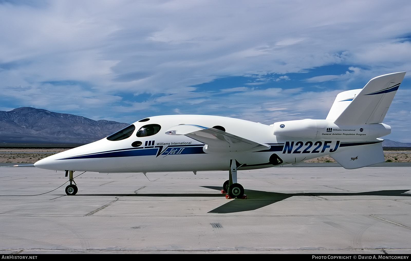 Aircraft Photo of N222FJ | Scaled Composites 271 V-Jet II | Williams International | AirHistory.net #593433
