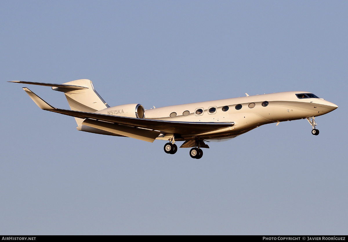 Aircraft Photo of N515KA | Gulfstream Aerospace G650 (G-VI) | AirHistory.net #593466
