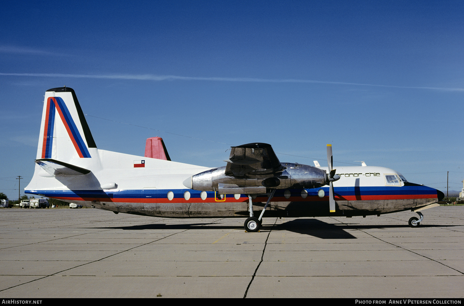 Aircraft Photo of Not known | Fairchild Hiller F-27A | Aeronor Chile | AirHistory.net #593472