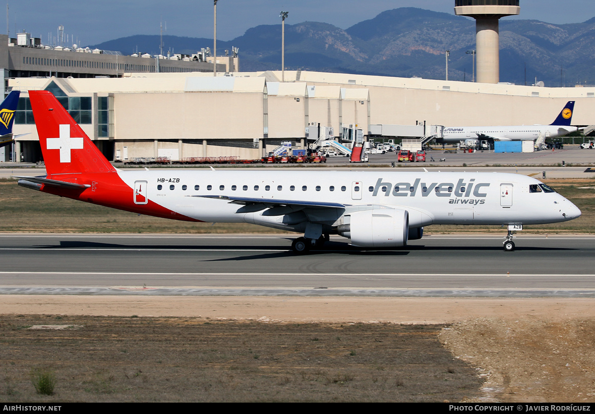 Aircraft Photo of HB-AZB | Embraer 190-E2 (ERJ-190-300) | Helvetic Airways | AirHistory.net #593492