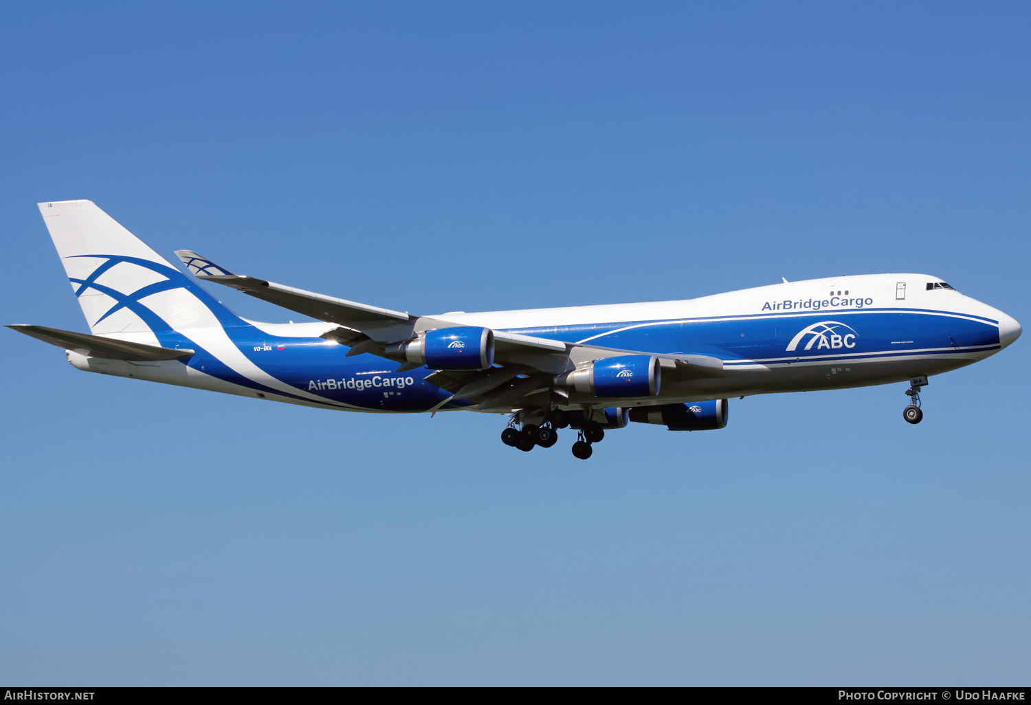 Aircraft Photo of VQ-BIA | Boeing 747-4KZF/SCD | ABC - AirBridgeCargo Airlines | AirHistory.net #593493
