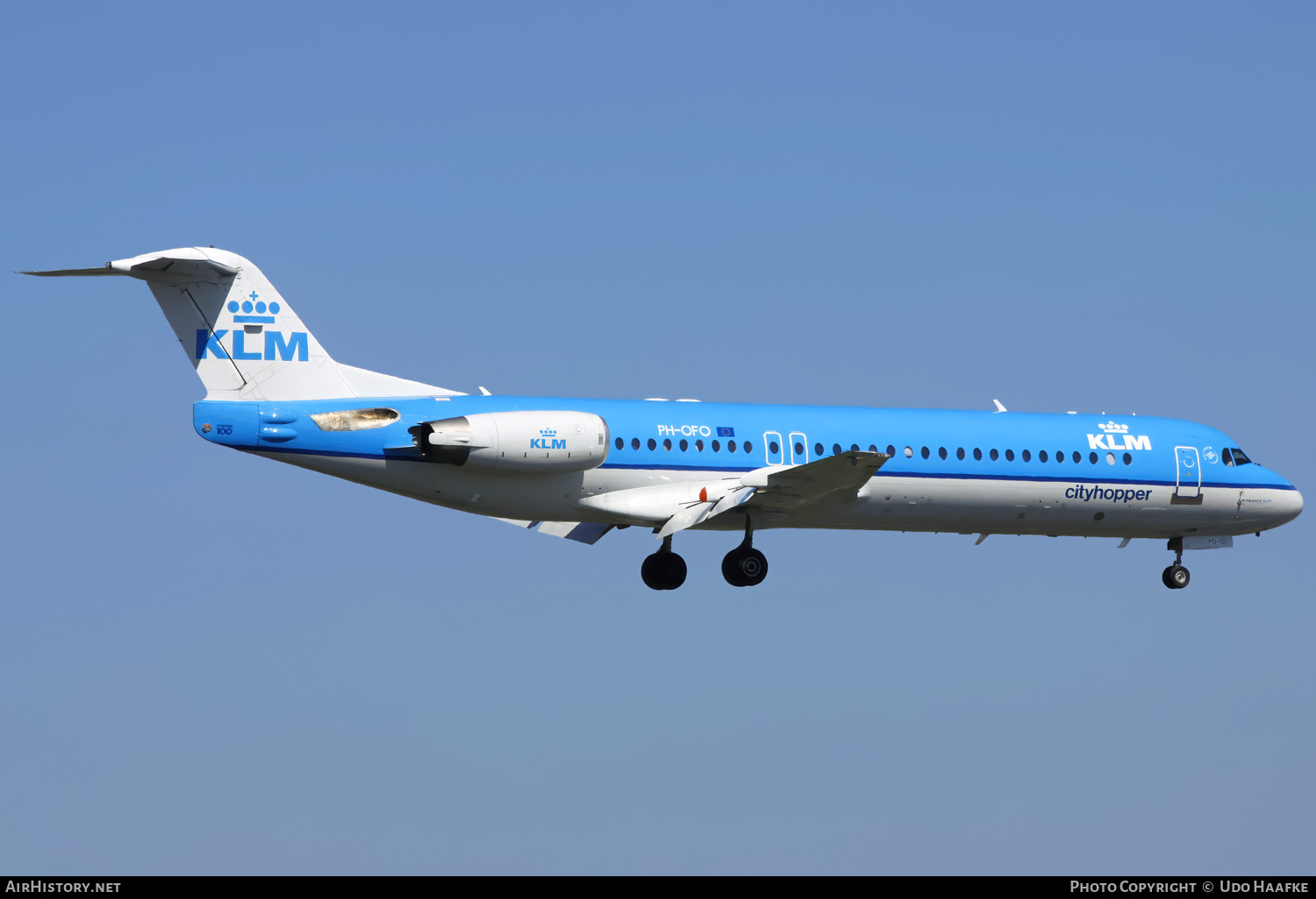 Aircraft Photo of PH-OFO | Fokker 100 (F28-0100) | KLM Cityhopper | AirHistory.net #593501