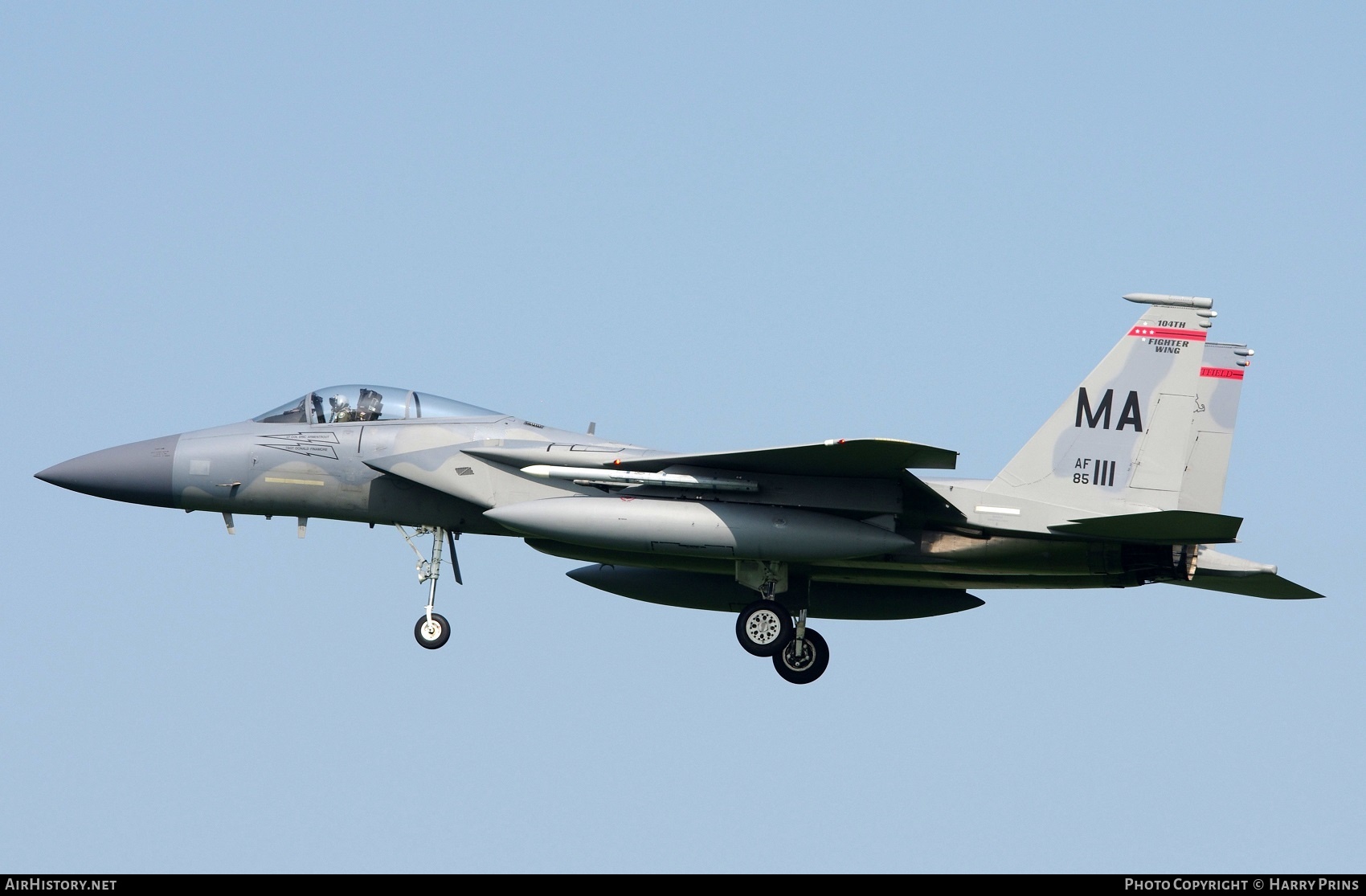 Aircraft Photo of 85-0111 | McDonnell Douglas F-15C Eagle | USA - Air Force | AirHistory.net #593511
