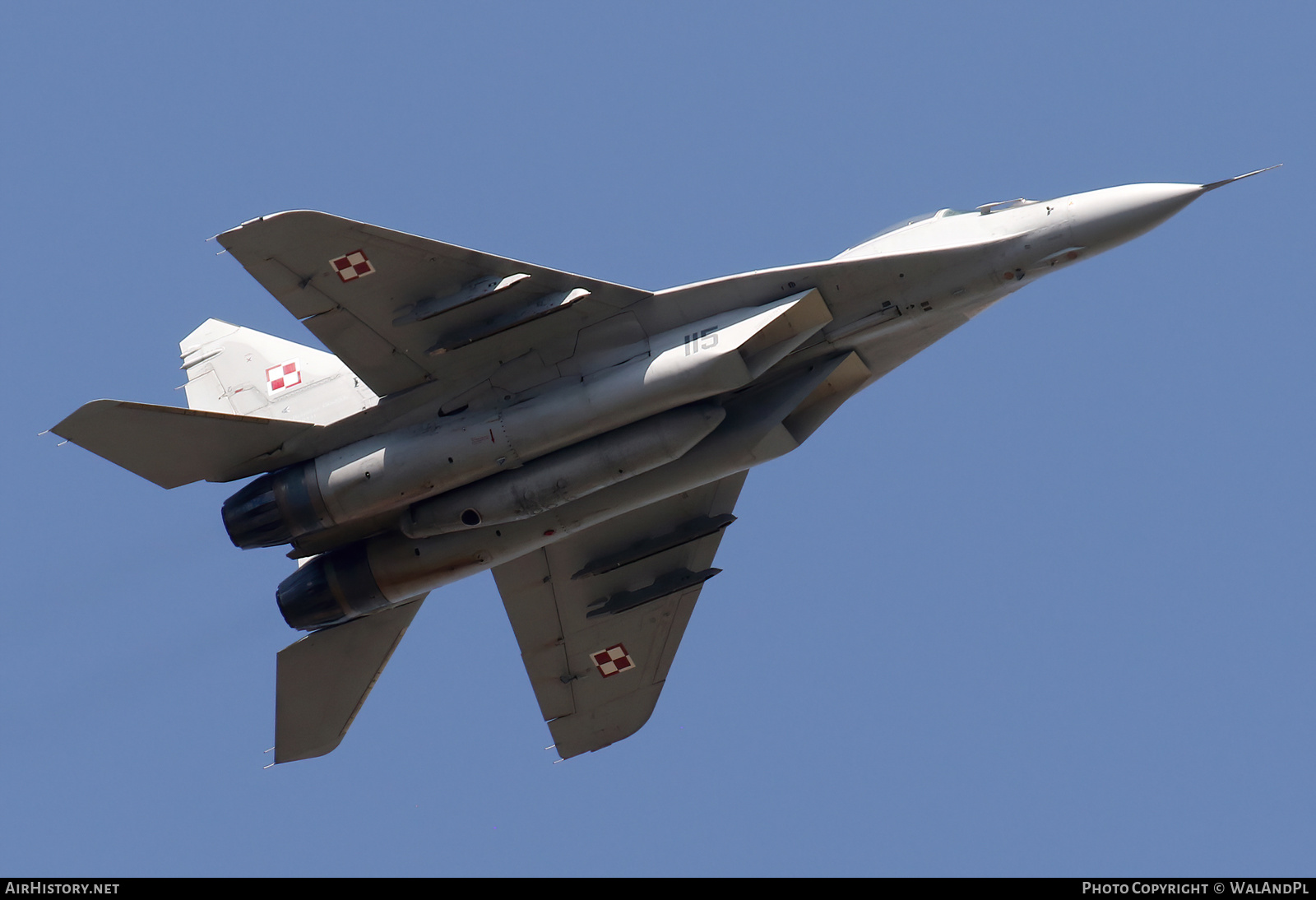 Aircraft Photo of 115 | Mikoyan-Gurevich MiG-29A (9-12A) | Poland - Air Force | AirHistory.net #593528