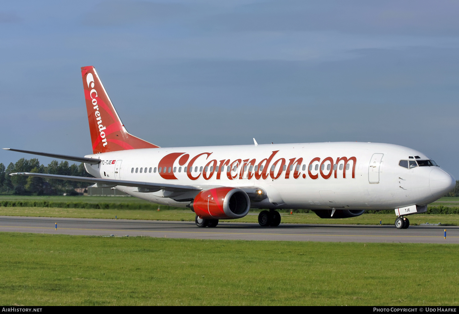 Aircraft Photo of TC-TJE | Boeing 737-4Y0 | Corendon Airlines | AirHistory.net #593545