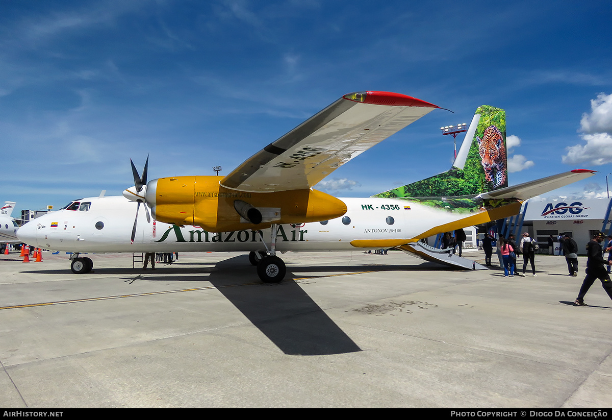Aircraft Photo of HK-4356 | Antonov An-26B-100 | Amazon Air | AirHistory.net #593569