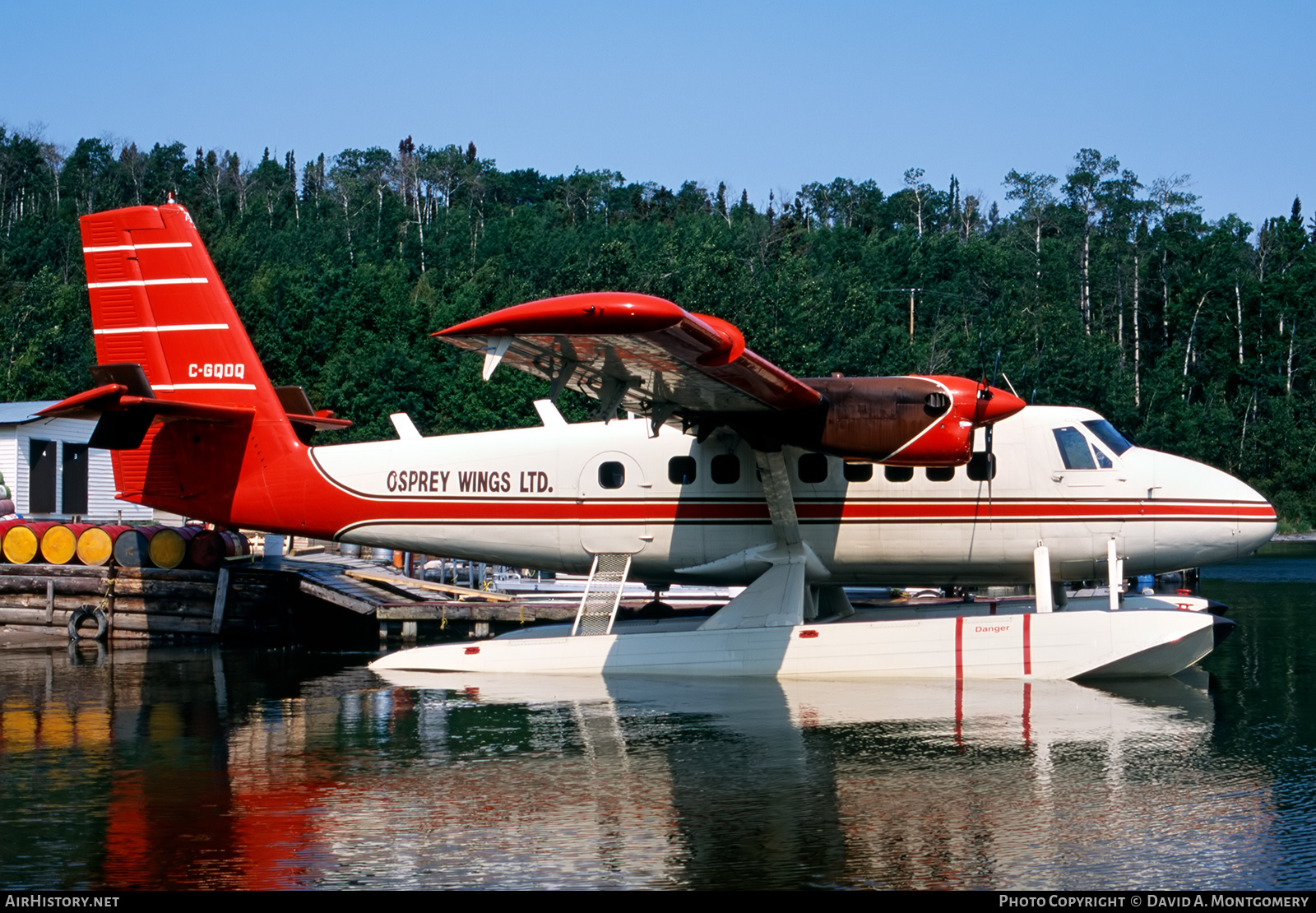 Aircraft Photo of C-GQOQ | De Havilland Canada DHC-6-200 Twin Otter | Osprey Wings | AirHistory.net #593570