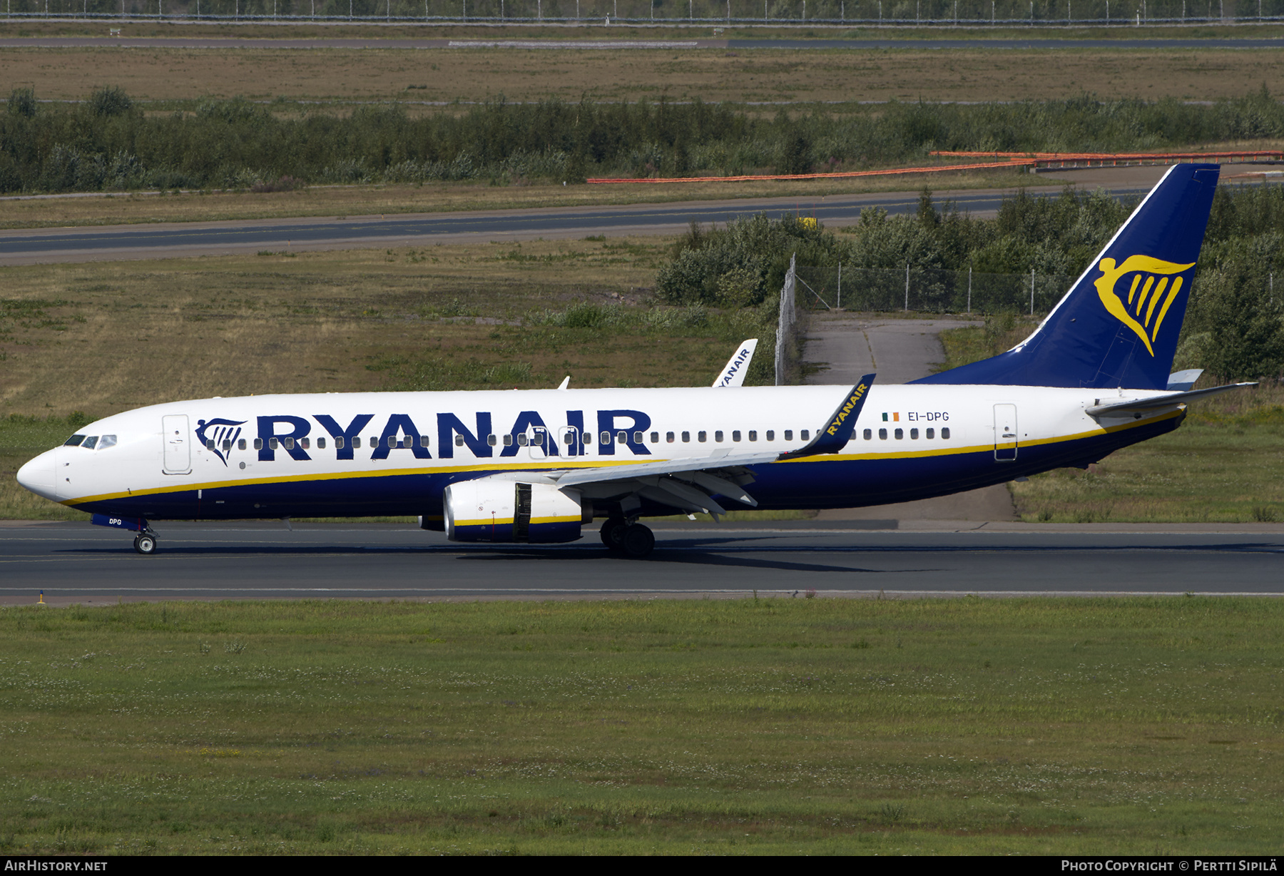 Aircraft Photo of EI-DPG | Boeing 737-8AS | Ryanair | AirHistory.net #593577