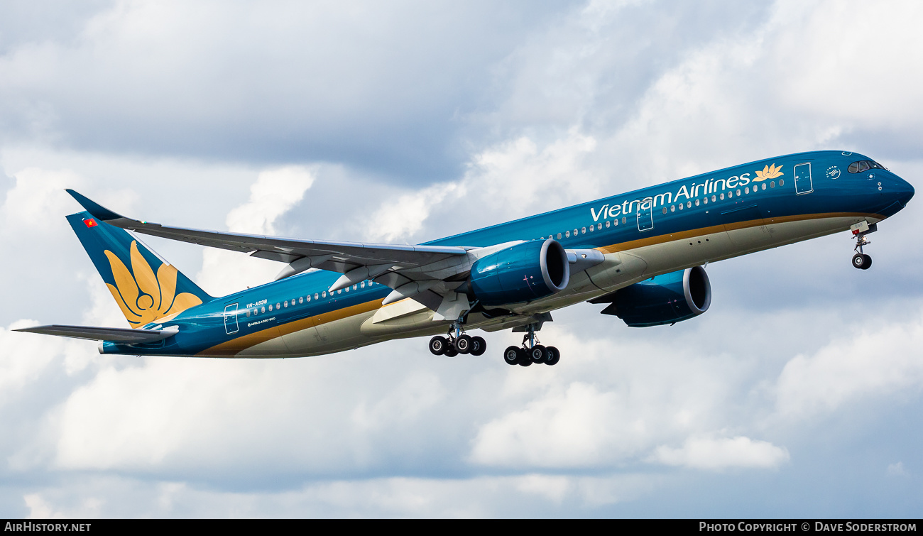 Aircraft Photo of VN-A898 | Airbus A350-941 | Vietnam Airlines | AirHistory.net #593580