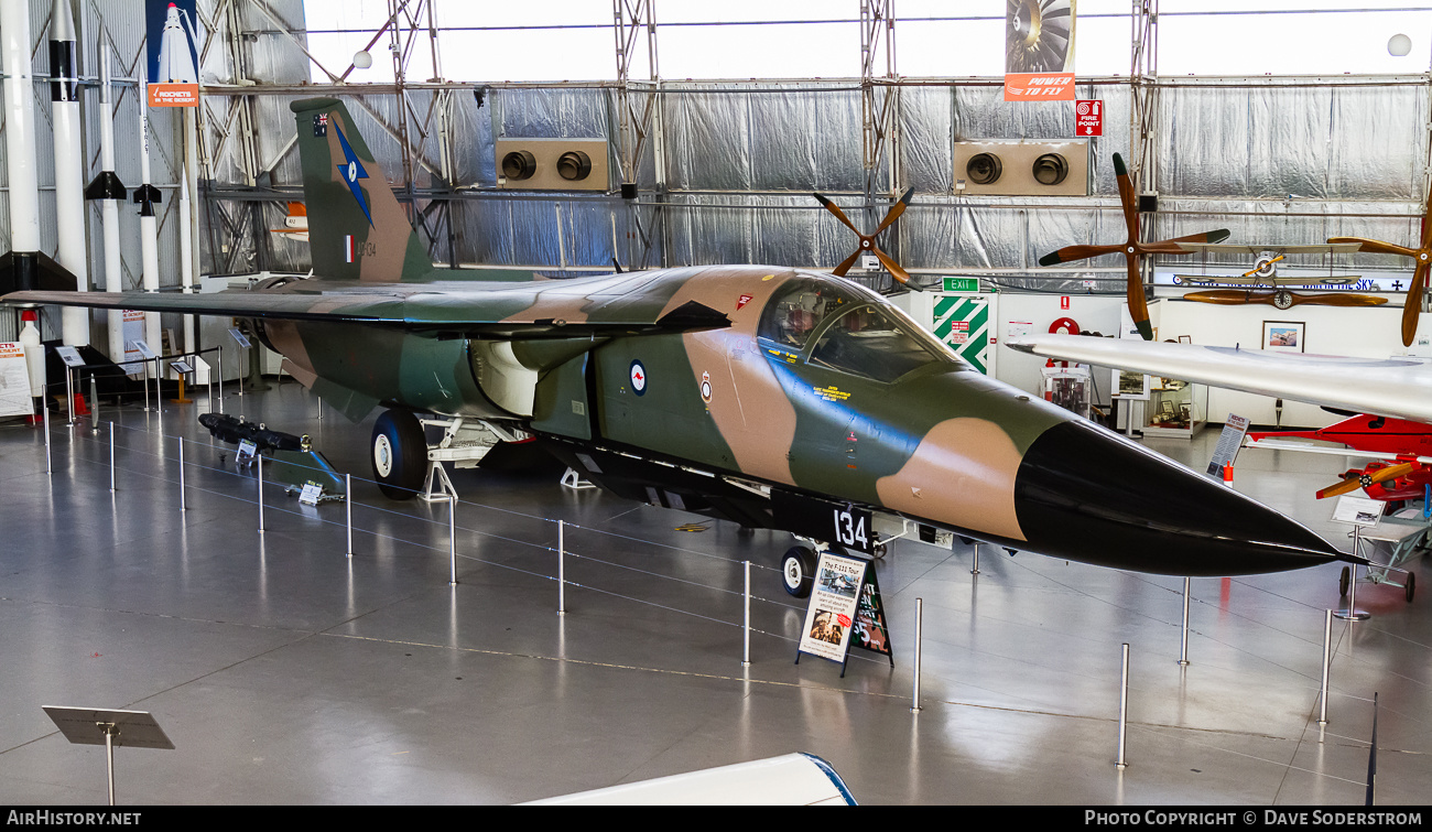 Aircraft Photo of A8-134 | General Dynamics RF-111C Aardvark | Australia - Air Force | AirHistory.net #593609