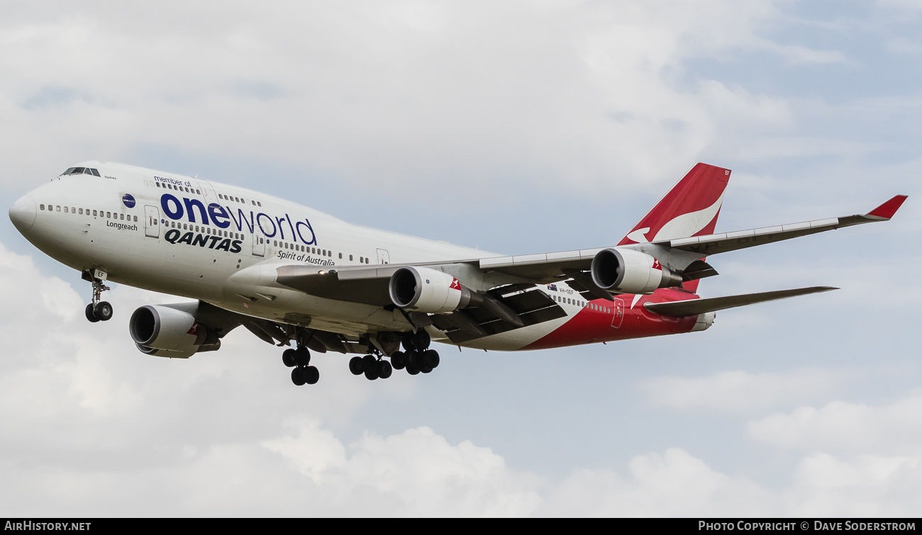 Aircraft Photo of VH-OEF | Boeing 747-438/ER | Qantas | AirHistory.net #593642