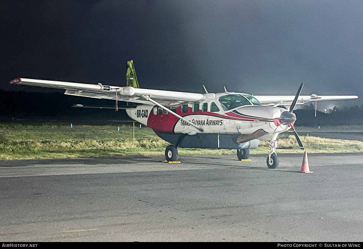 Aircraft Photo of 8R-GAD | Cessna 208B Grand Caravan | Trans Guyana Airways | AirHistory.net #593651