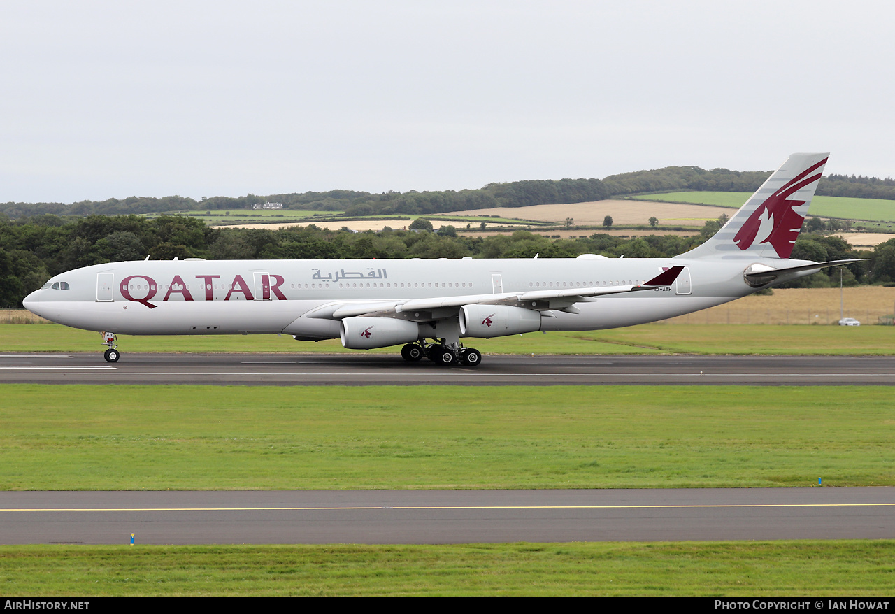 Aircraft Photo of A7-AAH | Airbus A340-313 | Qatar Amiri Flight | AirHistory.net #593666