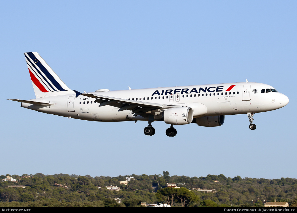 Aircraft Photo of F-HBND | Airbus A320-214 | Air France | AirHistory.net #593683