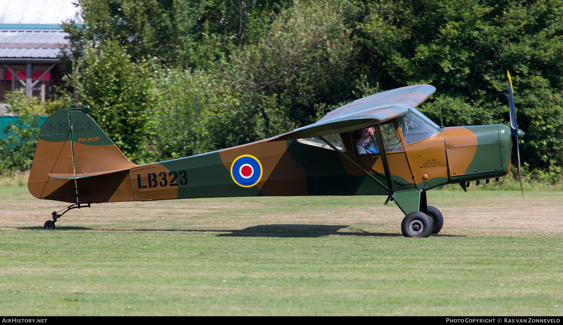 Aircraft Photo of PH-AOP / LB323 | Taylorcraft Plus D | UK - Air Force | AirHistory.net #593688