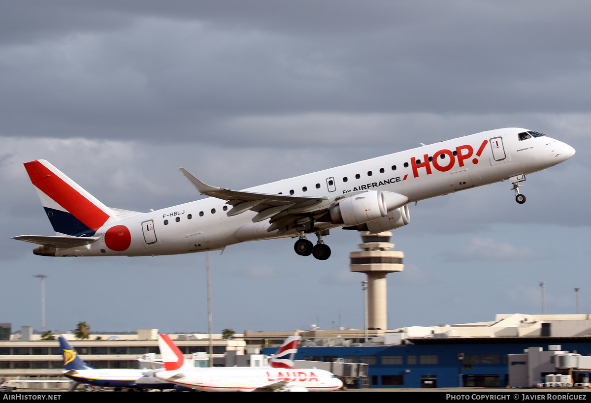 Aircraft Photo of F-HBLJ | Embraer 190STD (ERJ-190-100STD) | Hop! | AirHistory.net #593689