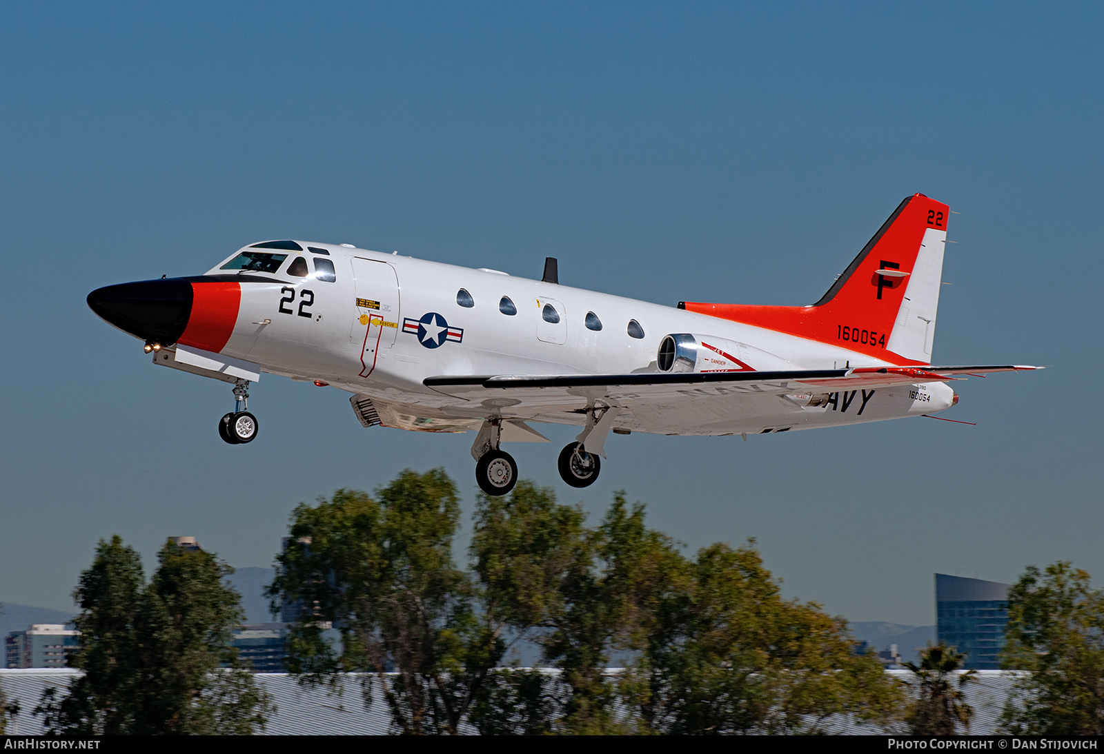 Aircraft Photo of 160054 | North American Rockwell CT-39G | USA - Navy | AirHistory.net #593738