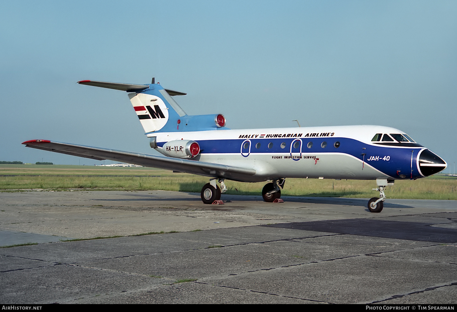 Aircraft Photo of HA-YLR | Yakovlev Yak-40E | Malév - Hungarian Airlines | AirHistory.net #593764