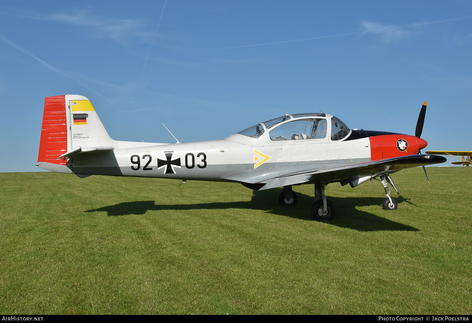 Aircraft Photo of N52571 / 9203 | Focke-Wulf FWP-149D | Germany - Air Force | AirHistory.net #593786