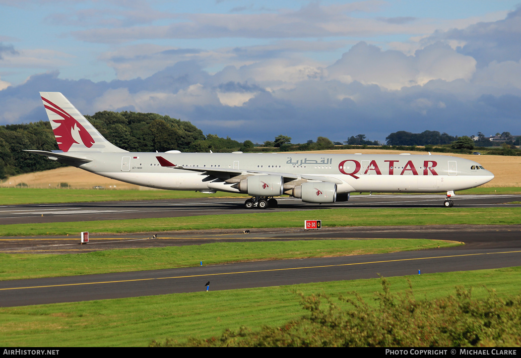 Aircraft Photo of A7-HHH | Airbus A340-541 | Qatar Airways | AirHistory.net #593798