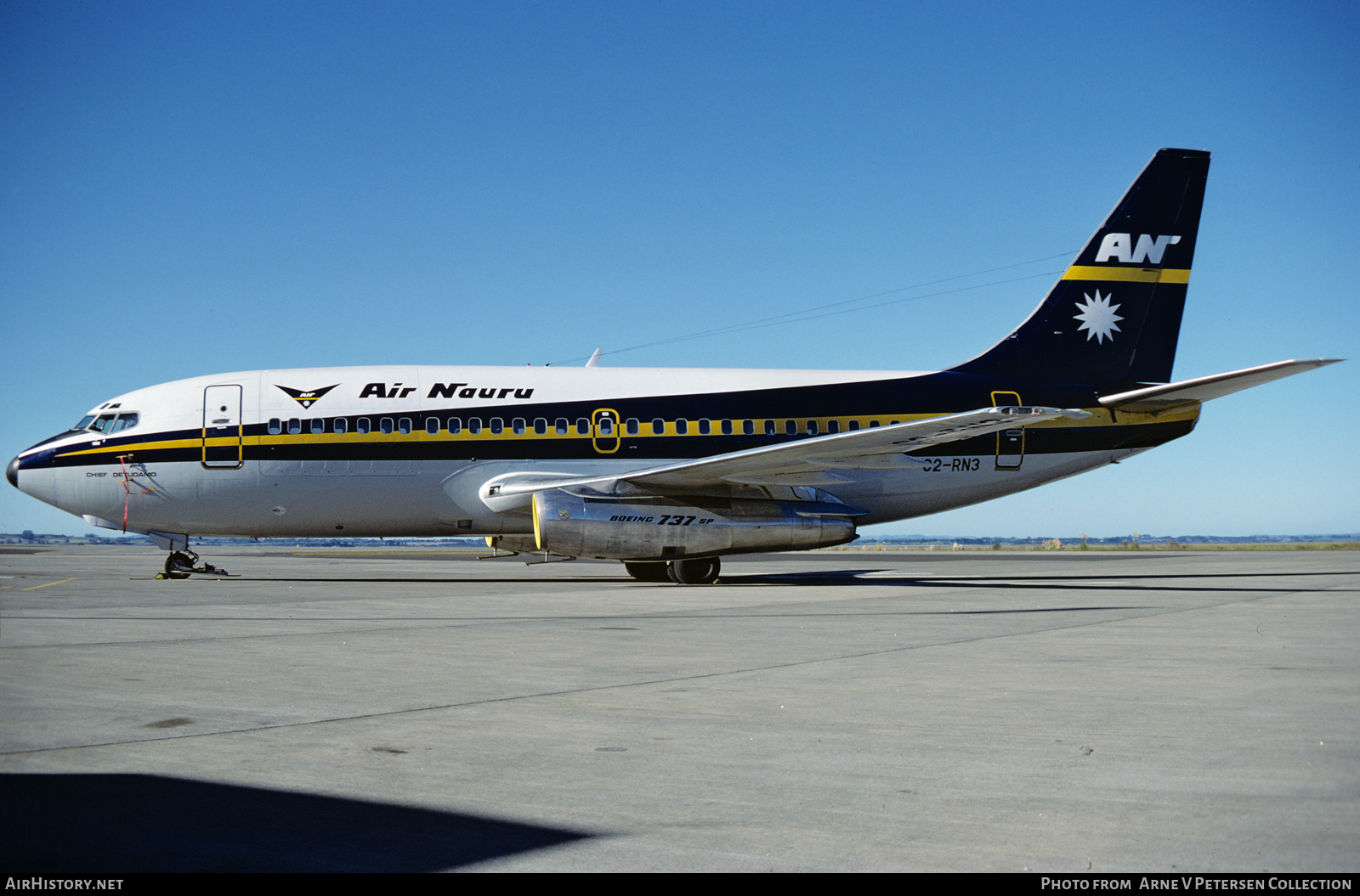 Aircraft Photo of C2-RN3 | Boeing 737-2L7C/Adv | Air Nauru | AirHistory.net #593799